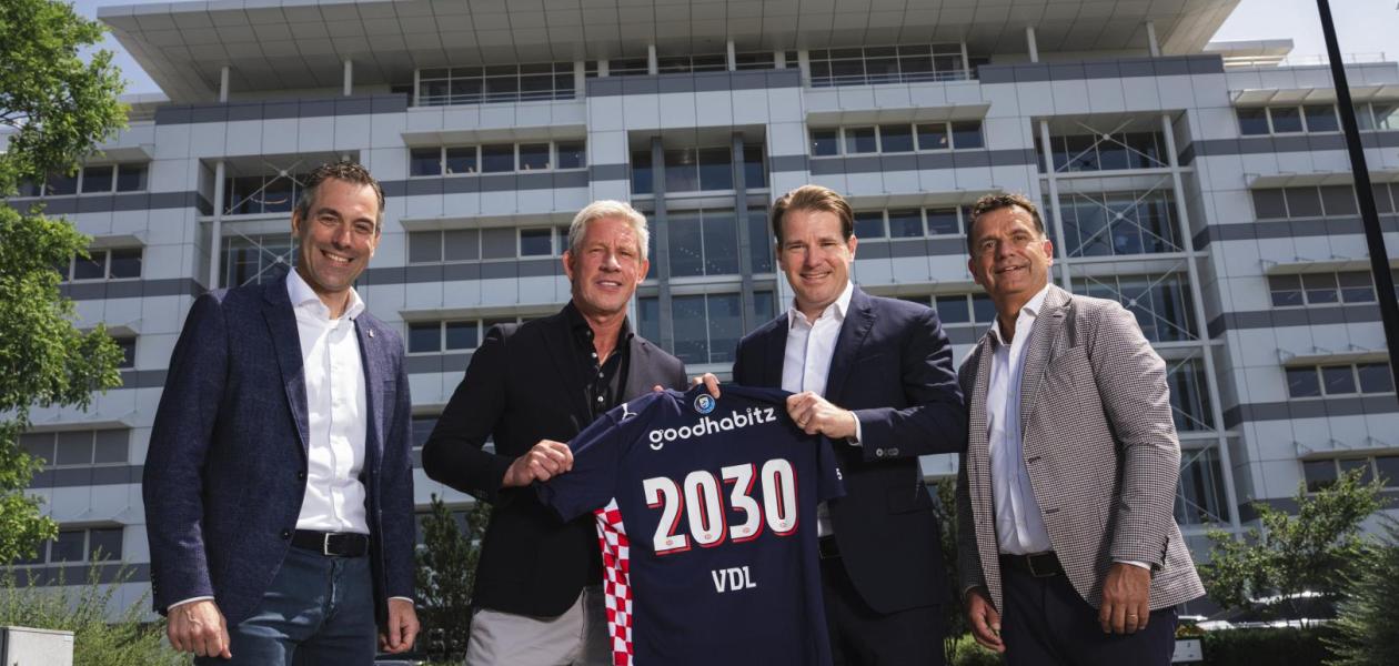VDL Groep extends sponsorship contracts with PSV and FC Eindhoven for 5 years
